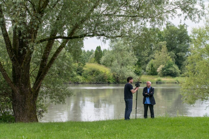 Erik Orsenna sur le Haut-Rhône