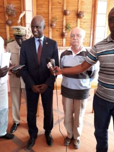 conférence de presse Hamed Semage, Mansour Faye, Erik Orsenna