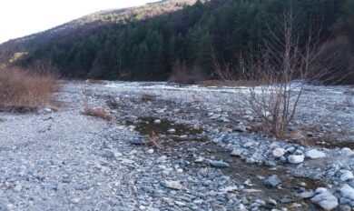 Djerman River near Dupnitsa (Bulgaria)