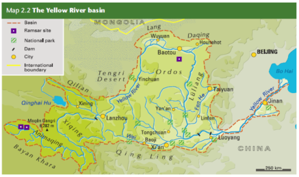 yellow river basin map2