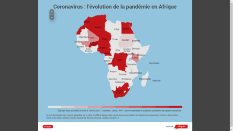 Carte Epidémie en Afrique