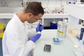 Laboratoire de virologie, à l'Institut Pasteur de Guyane