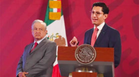 Conf d epresse AMLO et foreign ministry US mexico recah an agreement