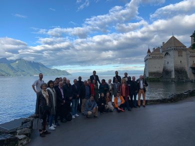 Délégation IAGF devant Château Chillon