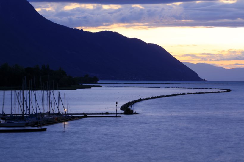 Suisse, Canton du Vaud, Villeneuve, lac Leman